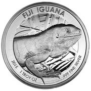 1 Dollar Fiji Iguana, Fiji, 2015 reverse image