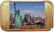 1 Dollar New York, Fiji, 2015 reverse image