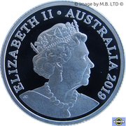 1 Dollar - Elizabeth II 6th Portrait - Australian Coinage Portrait 1998-2019 - Silver Proof obverse image