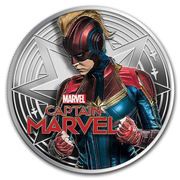 1 Dollar Captain Marvel reverse image