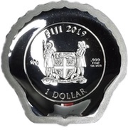 1 Dollar Scallop Shell obverse image