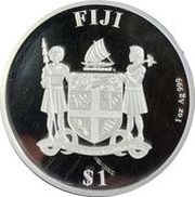 1 Dollar Ludwig Van Beethoven obverse image