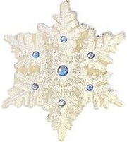 1 Dollar Snow flake, Fiji, 2022 reverse image