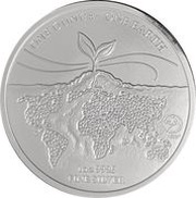 1 Dollar One Earth, Fiji, 2022 reverse image