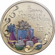 1 Dollar - Elizabeth II 6th Portrait - Happy Birthday, Australia, 2019-2020 reverse image