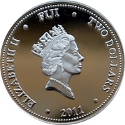 2 Dollars - Elizabeth II Pacific Swordfish; Silver Bullion obverse image