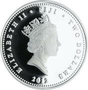 2 Dollars - Elizabeth II Muhammad Ali obverse image