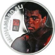 2 Dollars - Elizabeth II Muhammad Ali, Fiji, 2012 reverse image