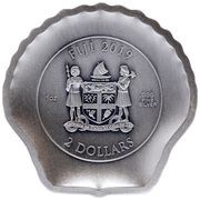 2 Dollars Silver Seashell obverse image