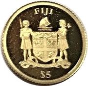 5 Dollars Celtic gold coin obverse image