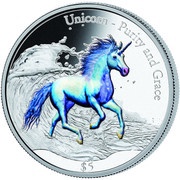 5 Dollars Unicorn reverse image