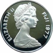 10 Dollars - Elizabeth II Silver Jubilee of Accession obverse image
