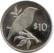 10 Dollars - Elizabeth II Conservation, Fiji, 1978 reverse image