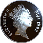 10 Dollars - Elizabeth II 40th Anniversary of Coronation obverse image