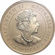 1 Dollar - Elizabeth II 6th Portrait - 75 Years Since the End of WWII obverse image