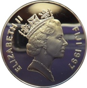 10 Dollars - Elizabeth II Golden Wedding obverse image