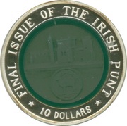 10 Dollars - Elizabeth II Irish Punt, Fiji, 2002 reverse image
