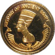 10 Dollars - Elizabeth II Nefertiti, Fiji, 2010 reverse image