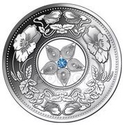 10 Dollars - Elizabeth II Jewel filigree, Fiji, 2012 reverse image