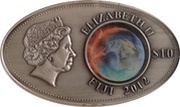 10 Dollars - Elizabeth II Apocalypse I Prophecy of Maya Calendar obverse image