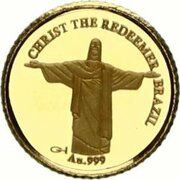 10 Dollars - Elizabeth II Christ the Redeemer - Brazil, Fiji, 2012 reverse image