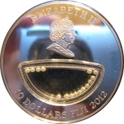 10 Dollars - Elizabeth II China - White Pearl obverse image