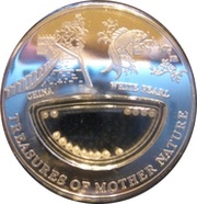 10 Dollars - Elizabeth II China - White Pearl, Fiji, 2012 reverse image
