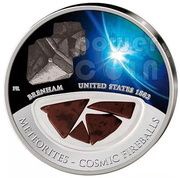 10 Dollars - Elizabeth II Meteorite Brenham reverse image