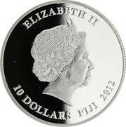 10 Dollars - Elizabeth II Temple Gates Kori Agung obverse image