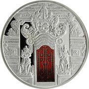 10 Dollars - Elizabeth II Temple Gates Kori Agung, Fiji, 2012 reverse image