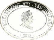 10 Dollars - Elizabeth II 30th. Anniversary of the death of Princess Grace of Monaco obverse image