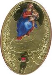 10 Dollars - Elizabeth II Madonna Di Foligno, Fiji, 2012 reverse image