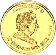 10 Dollars - Elizabeth II Pink Pearl - Vietnam obverse image
