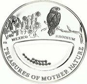 10 Dollars - Elizabeth II Mexico - Rhodium, Fiji, 2012 reverse image