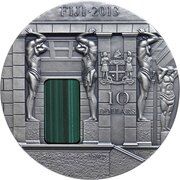 10 Dollars Malachite Room obverse image