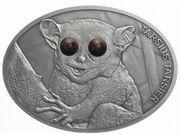 10 Dollars Maki Tarsius Tarsier, Fiji, 2013 reverse image