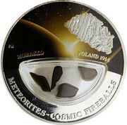 10 Dollars Morasko meteorite - Poland, Fiji, 2013 reverse image