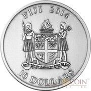 10 Dollars Stag Beetle obverse image