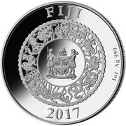 10 Dollars Year of the Rooster obverse image