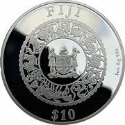 10 Dollars Year of the Tiger obverse image