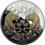 10 Dollars Year of the Tiger reverse image