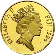 50 Dollars - Elizabeth II XXVI Summer Olympic Games 1996 Atlanta - Hockey obverse image