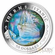 50 Dollars - Elizabeth II RMS Titanic, Fiji, 2012 reverse image