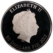 50 Dollars - Elizabeth II 5th Pharaoh Hatshepsut of Eighteenth Dynasty obverse image