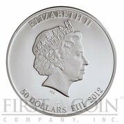 50 Dollars - Elizabeth II Ptolemaic queen Cleopatra of Egypt obverse image