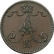 1 Penni - Aleksandr III obverse image