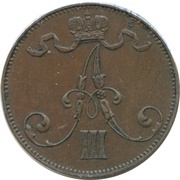 5 Pennia - Aleksandr III obverse image
