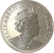 1 Dollar - Elizabeth II 6th Portrait - Kookaburra - Brandenburg Gate obverse image