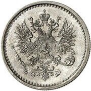 75 Pennia P.U. Helle "pattern" obverse image