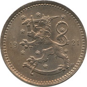 1 Markka obverse image